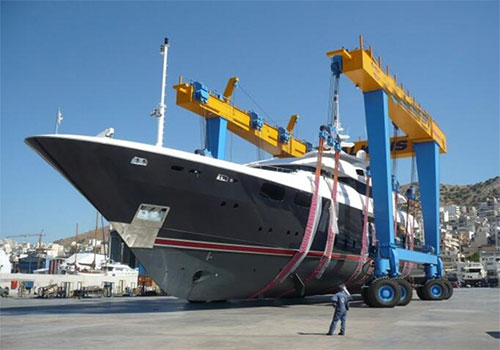 滑車(chē)式游艇吊
